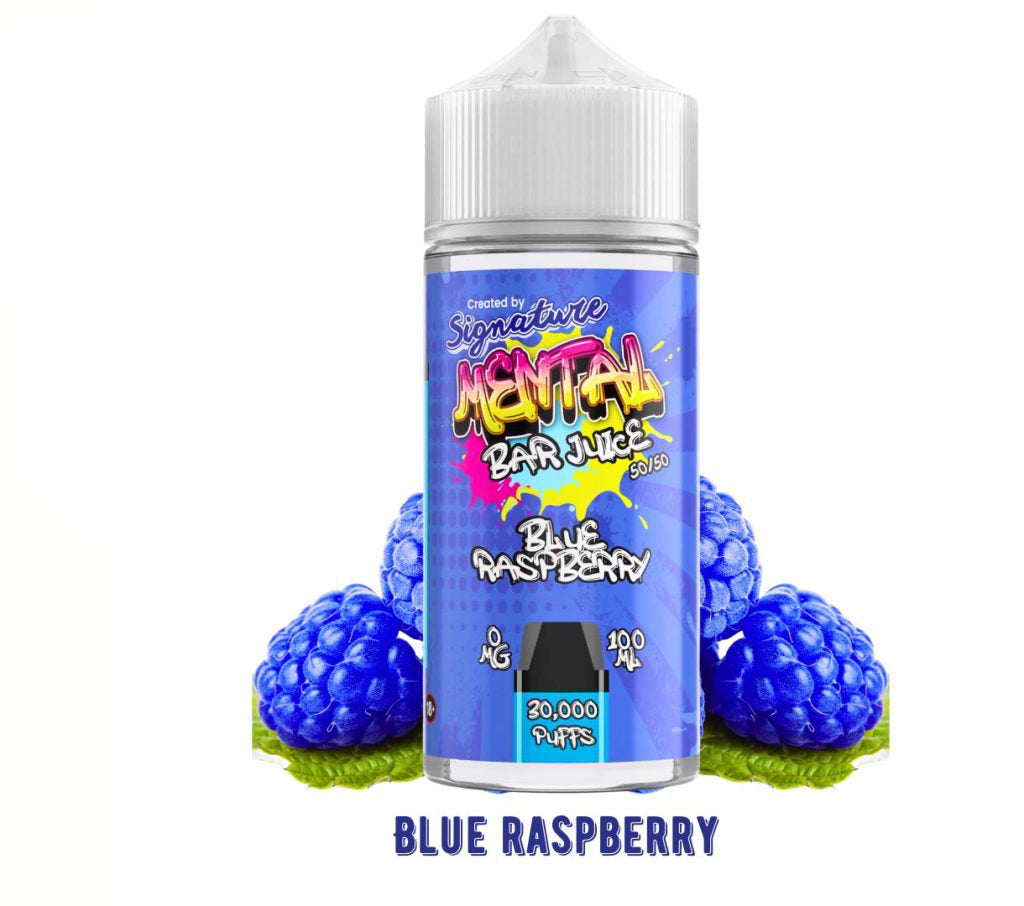 Blue Raspberry 100ML – Signature Vapour